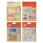 Vibrant Travel Notebook Sticker Set - Landmarks, Stamps & More