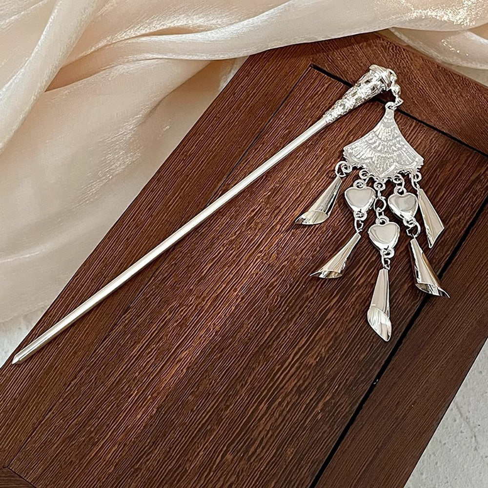 Super fairy ancient style high-end hairpin pendant step shaking hairpin Chinese style flower hair accessories design hairpin ancient style - CHL-STORE 