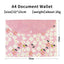 Korean Cute Cartoon & Floral A4 File Bag