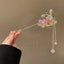 Super fairy ancient style high-end hairpin pendant step shaking hairpin Chinese style flower hair accessories design hairpin ancient style - CHL-STORE 