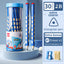 Deli Big Triangular Pole Positive Posture Practicing Words Hole Pencil Thick Rod HB / 2B Regular Type Extra Thick Type Free Exclusive Pencil Sharpener + Eraser Practice Handwriting Grip Pen - CHL-STORE 