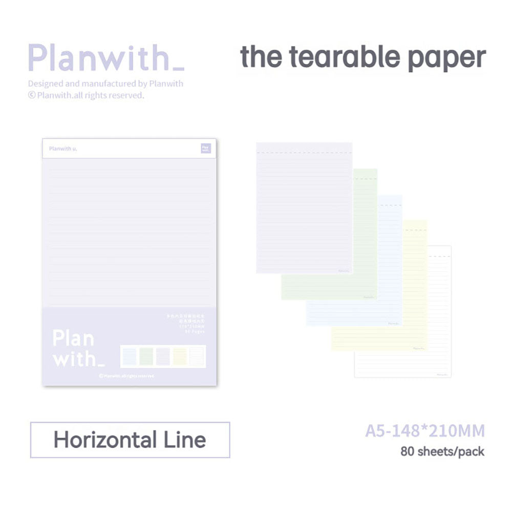 Planwith Korean ins tear-off paper pads tear-off note pads office supplies study stationery