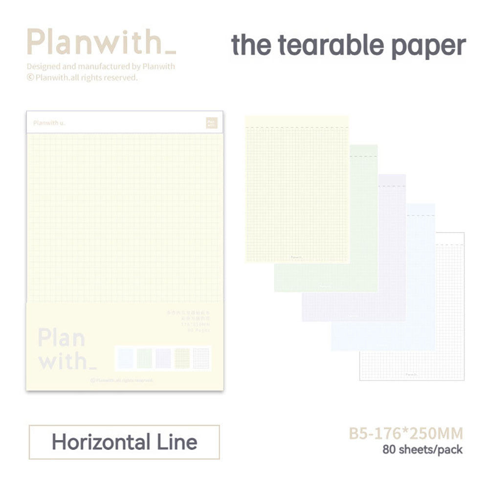 Planwith Korean ins tear-off paper pads tear-off note pads office supplies study stationery