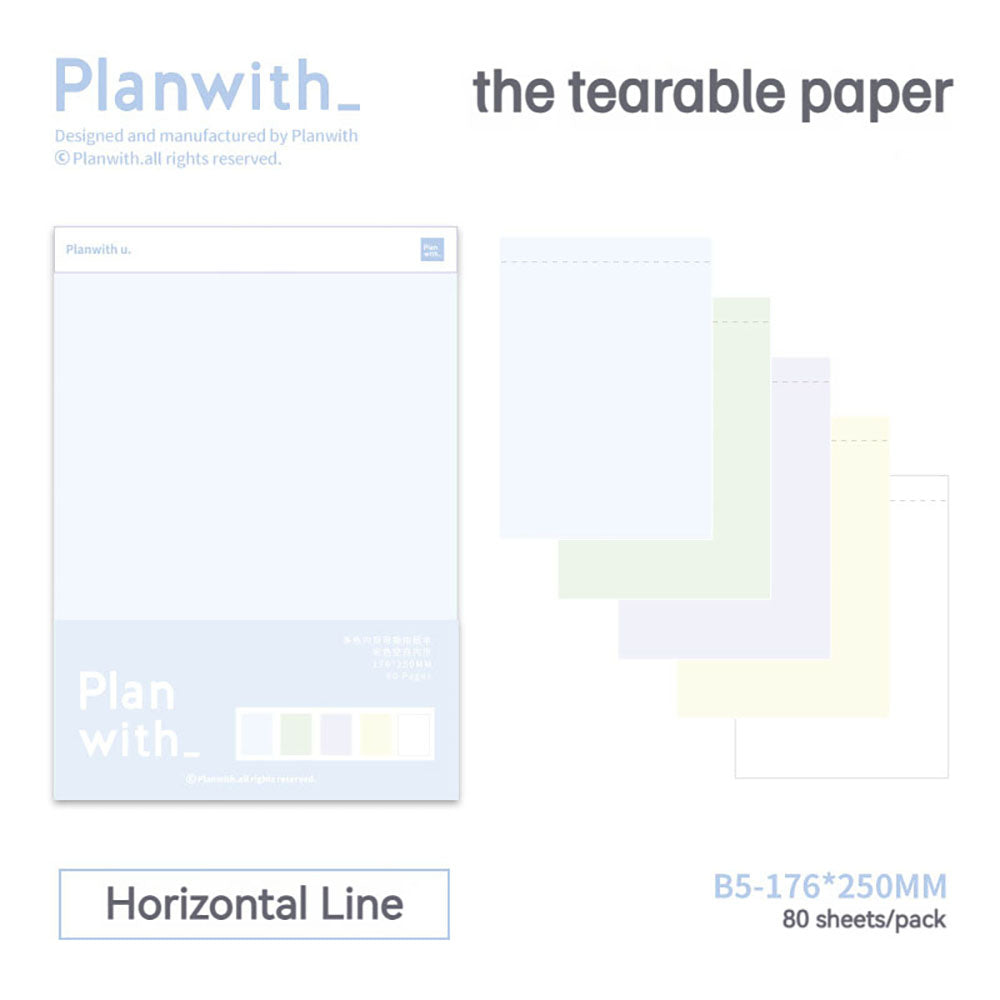 Planwith Korean ins tear-off paper pads tear-off note pads office supplies study stationery