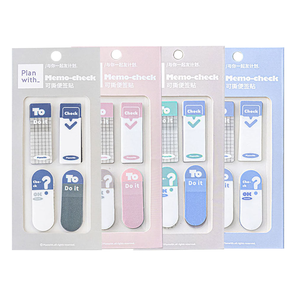 Planwith simple tear-off sticky notes student stationery office stationery office gadgets