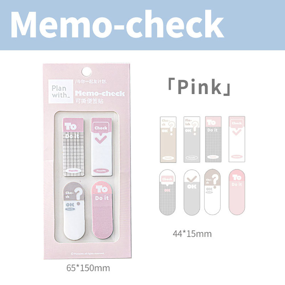 Planwith simple tear-off sticky notes student stationery office stationery office gadgets