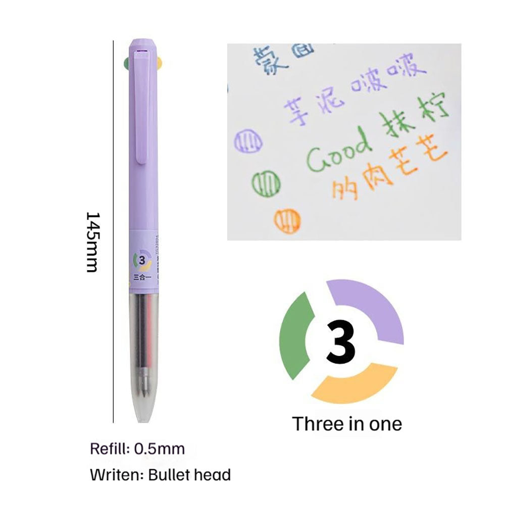 ColorFlow Trio Gel Pens - Creative & Comfortable Writing