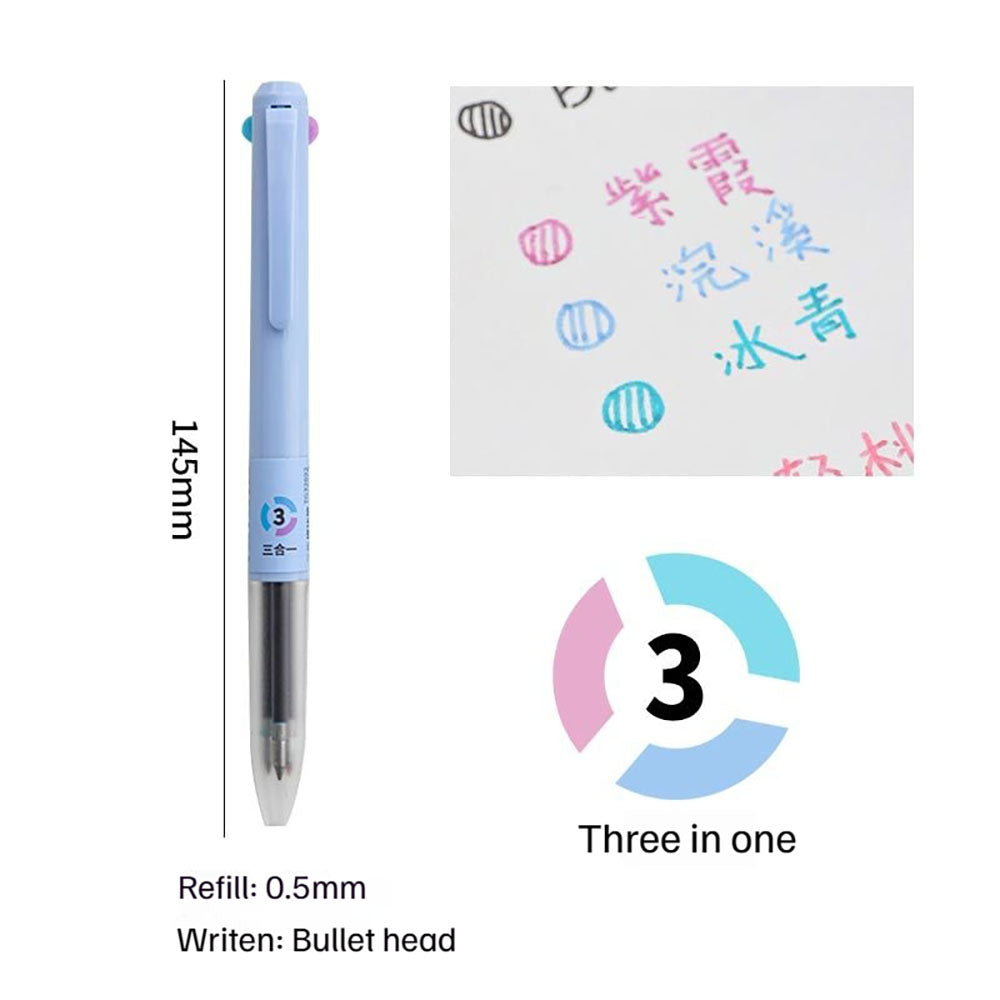 ColorFlow Trio Gel Pens - Creative & Comfortable Writing