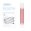 Planwith Sign triangular multi-color pen white milk tea blue pen barrel 3-color matching imported ink 0.5mm press 3-color gel pen