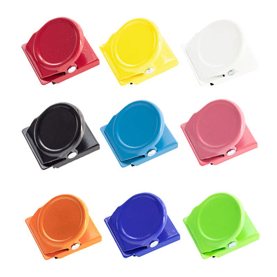 Candy Color Magnetic Memo Clip - Portable & Vibrant Organizer