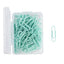 Macaron color cute paper clips 28 / 50mm mint green cherry blossom pink lavender purple paper clip storage box office study daily necessities