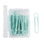 Macaron color cute paper clips 28 / 50mm mint green cherry blossom pink lavender purple paper clip storage box office study daily necessities