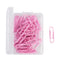 Macaron color cute paper clips 28 / 50mm mint green cherry blossom pink lavender purple paper clip storage box office study daily necessities