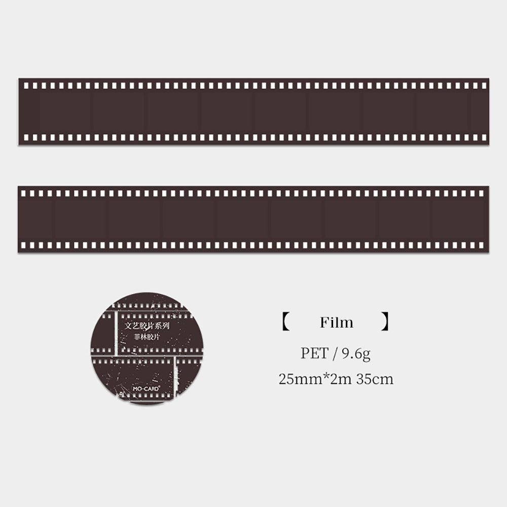 Mo·card Literary Film Series PET Tape Retro Film Transparent Handbag Decorative Sticker