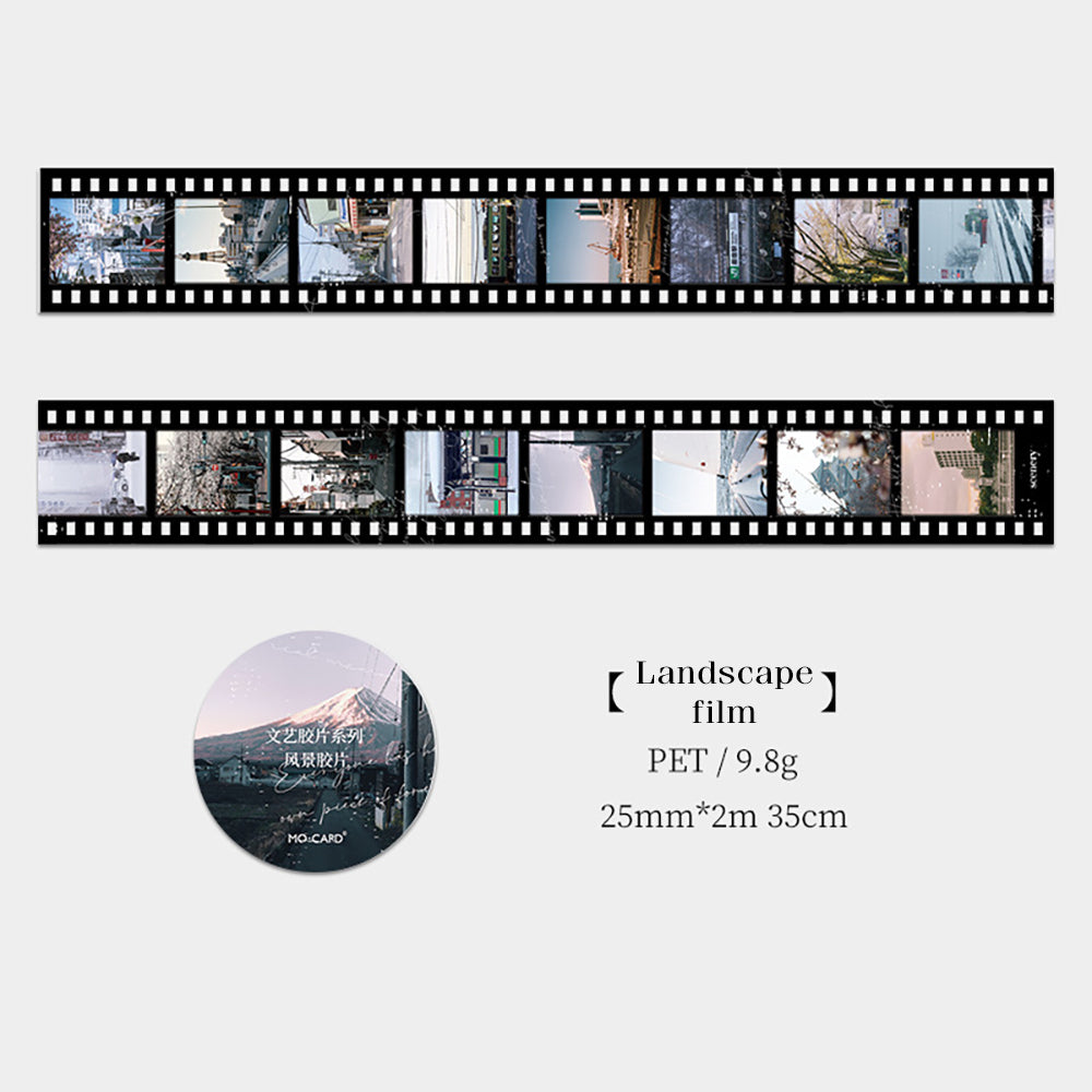 Mo·card Literary Film Series PET Tape Retro Film Transparent Handbag Decorative Sticker