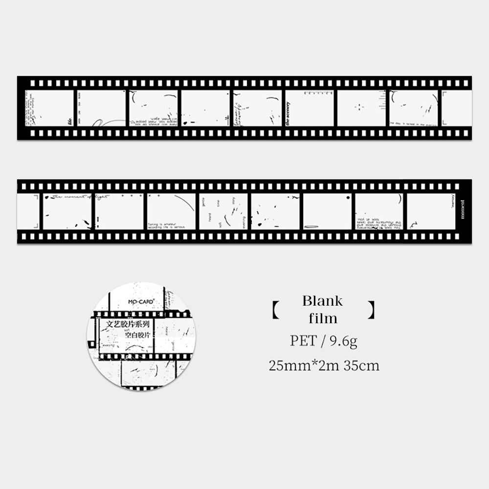 Mo·card Literary Film Series PET Tape Retro Film Transparent Handbag Decorative Sticker