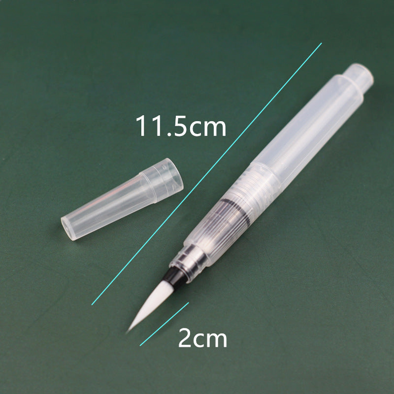 Water brush pen water pen flat head large medium small painting watercolor brush brush art school art sketching soft touch easy to carry