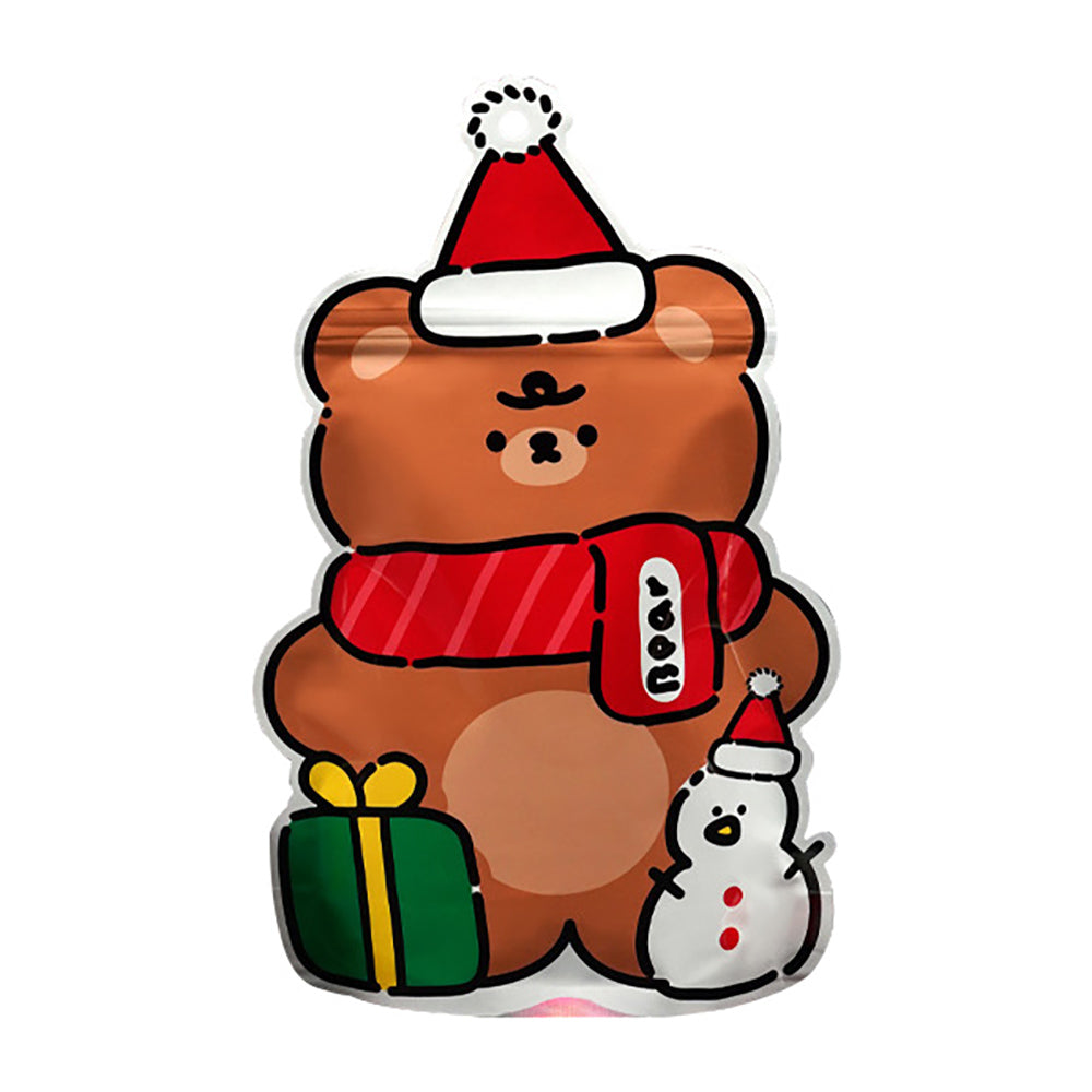 Festive Fun Christmas Snack Gift Bag - Santa & Friends Design