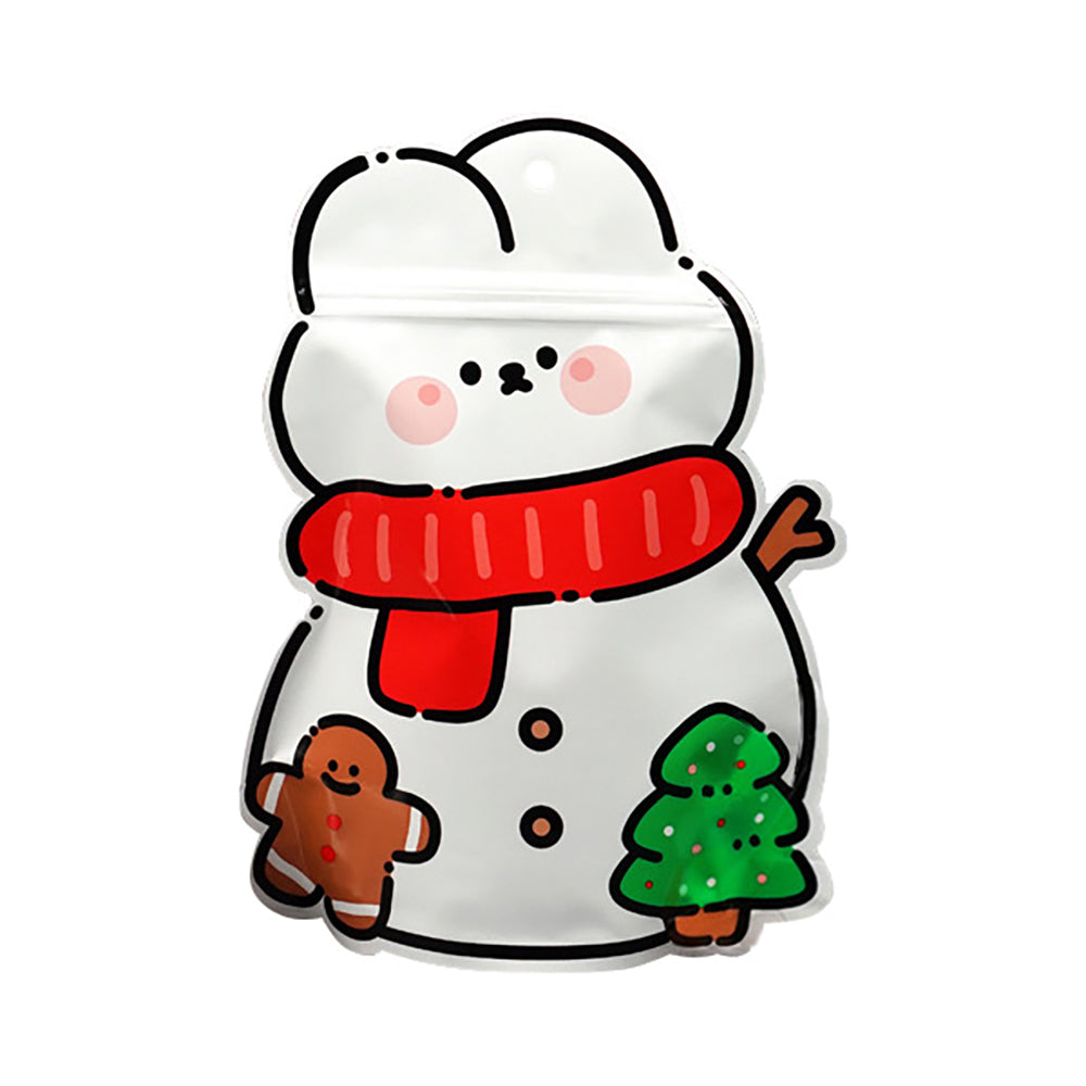 Festive Fun Christmas Snack Gift Bag - Santa & Friends Design