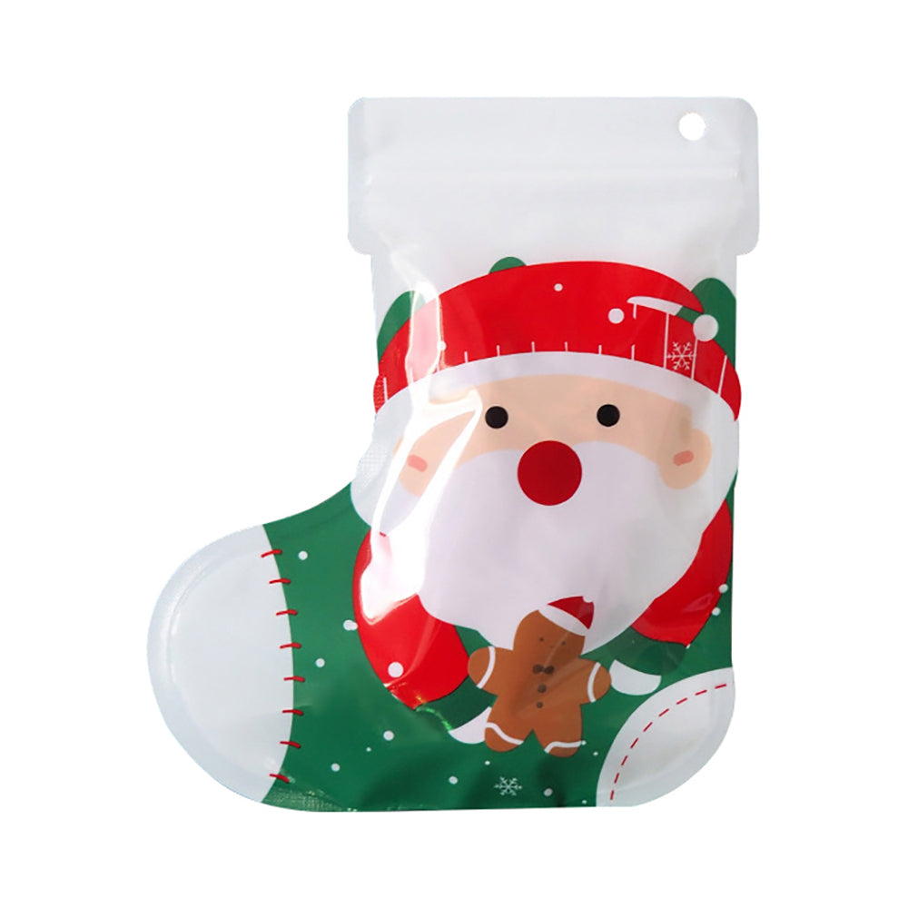 Festive Fun Christmas Snack Gift Bag - Santa & Friends Design