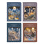 Yuemu A6 Small Town Story Notebook - Meowing Sakura Design