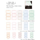 Mo·card Time Messenger Series Dual Material Retro Label Paper