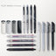 Grayscale Series: Elegant Erasable Pens & Highlighters Collection