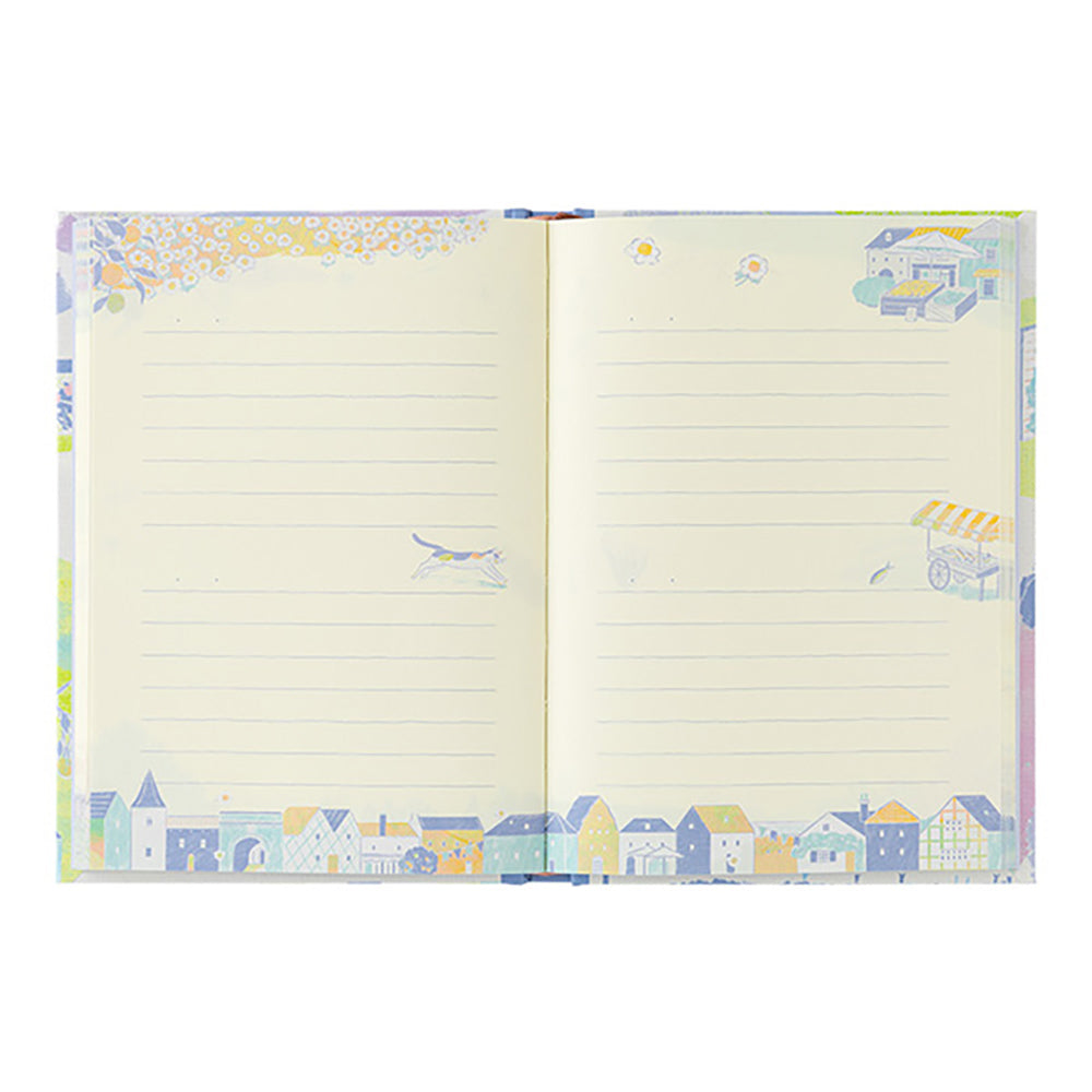 MIDORI life diary 1-year diary 3-year 5-year continuous use 10-year continuous use retro hard literary notebook bullet journal symbol note