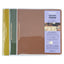 MIDORI Square Checkered Stamp Album Yellow Green Brown Seal Collection Seal Book Notebook Stamp Album