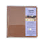 MIDORI Square Checkered Stamp Album Yellow Green Brown Seal Collection Seal Book Notebook Stamp Album