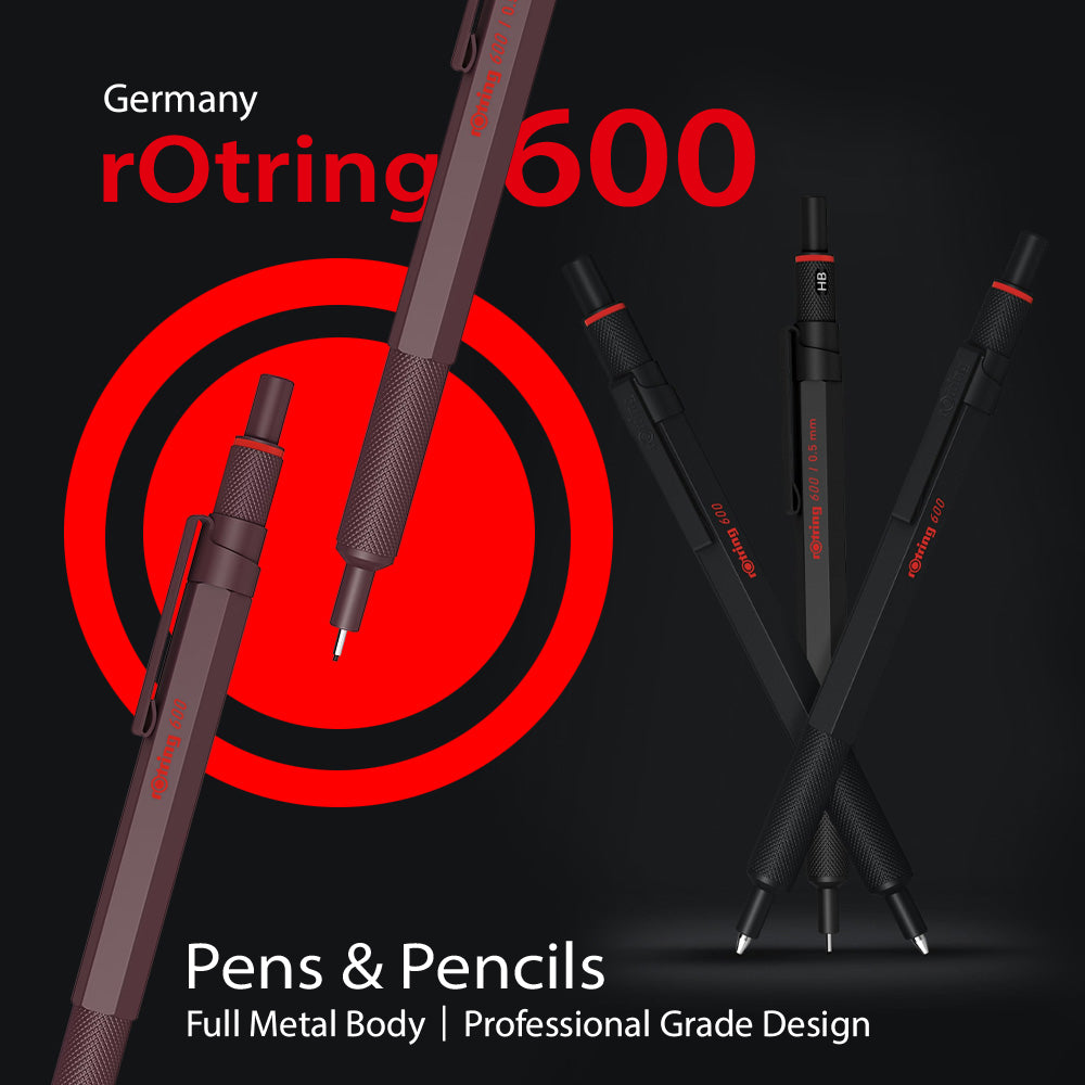 rOtring 600 Limited Pen & Pencil Set – Precision Writing Tools – CHL-STORE