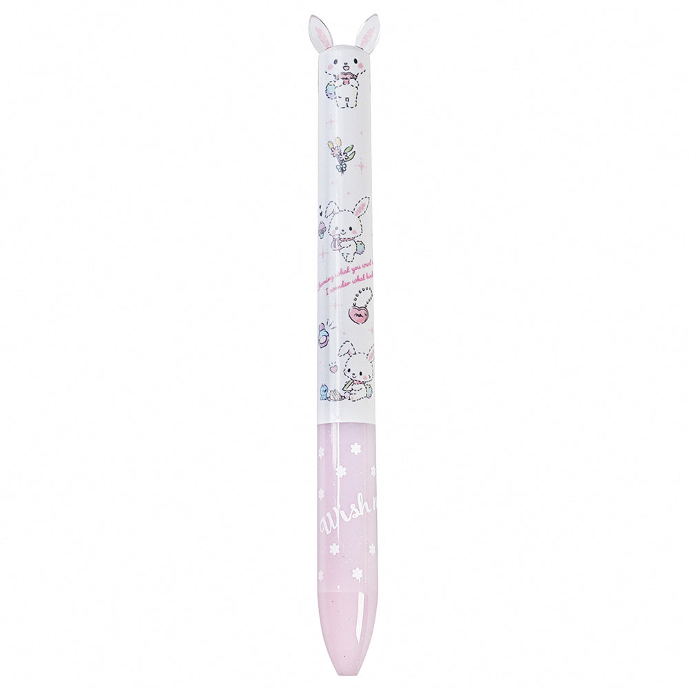 Sakamoto x SANRIO mimi 0.7mm ear pen two-color pen black ink red ink Melody Pom Pom Purin Little Twin Stars Kuromi - CHL-STORE 