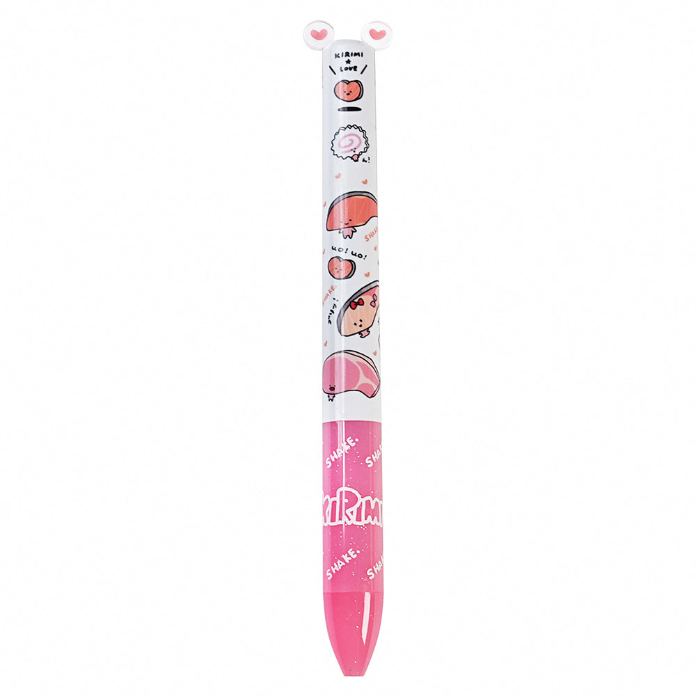 Sakamoto x SANRIO mimi 0.7mm ear pen two-color pen black ink red ink Melody Pom Pom Purin Little Twin Stars Kuromi - CHL-STORE 