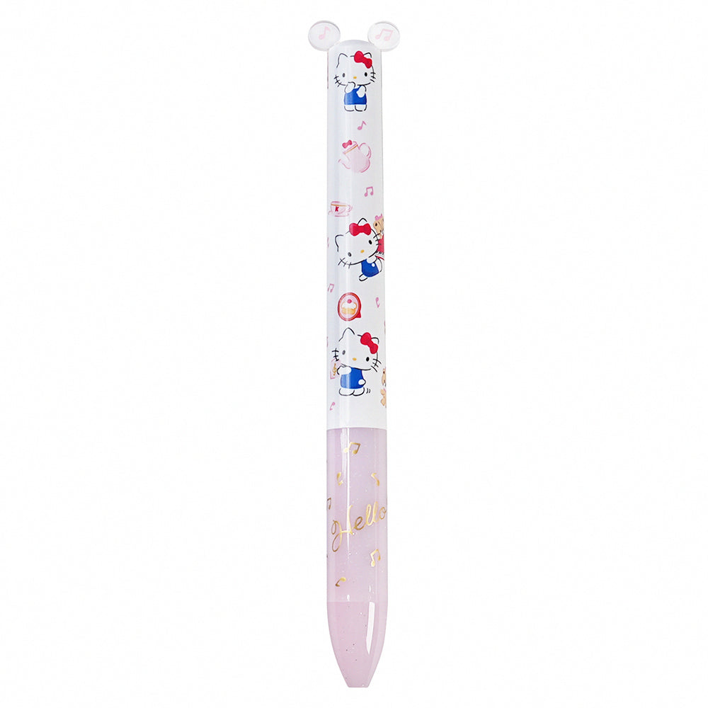 Sakamoto x SANRIO mimi 0.7mm ear pen two-color pen black ink red ink Melody Pom Pom Purin Little Twin Stars Kuromi - CHL-STORE 