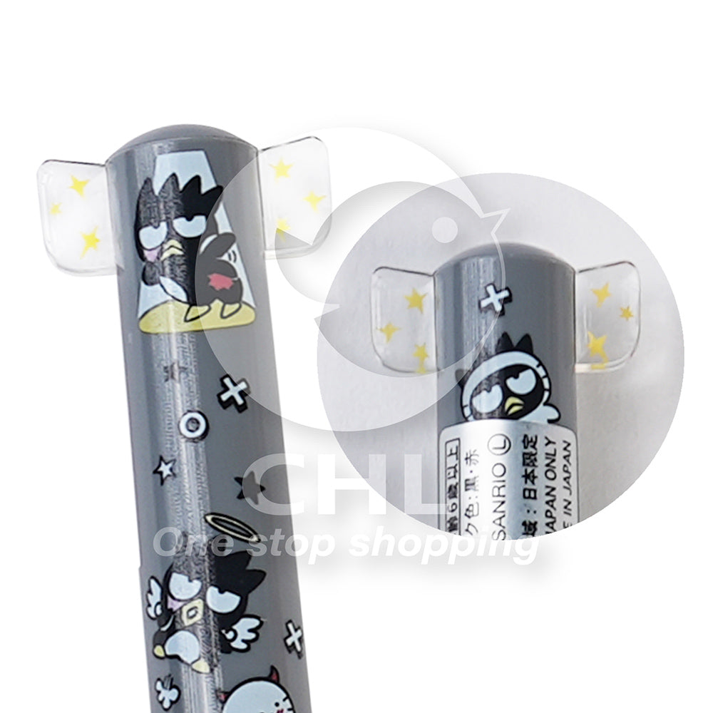 Sakamoto x SANRIO mimi 0.7mm ear pen two-color pen black ink red ink Melody Pom Pom Purin Little Twin Stars Kuromi - CHL-STORE 