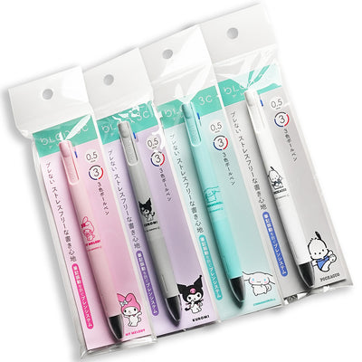 Sanrio x Zebra bLen Trio: Slim 3-Color Silent Pen Collection