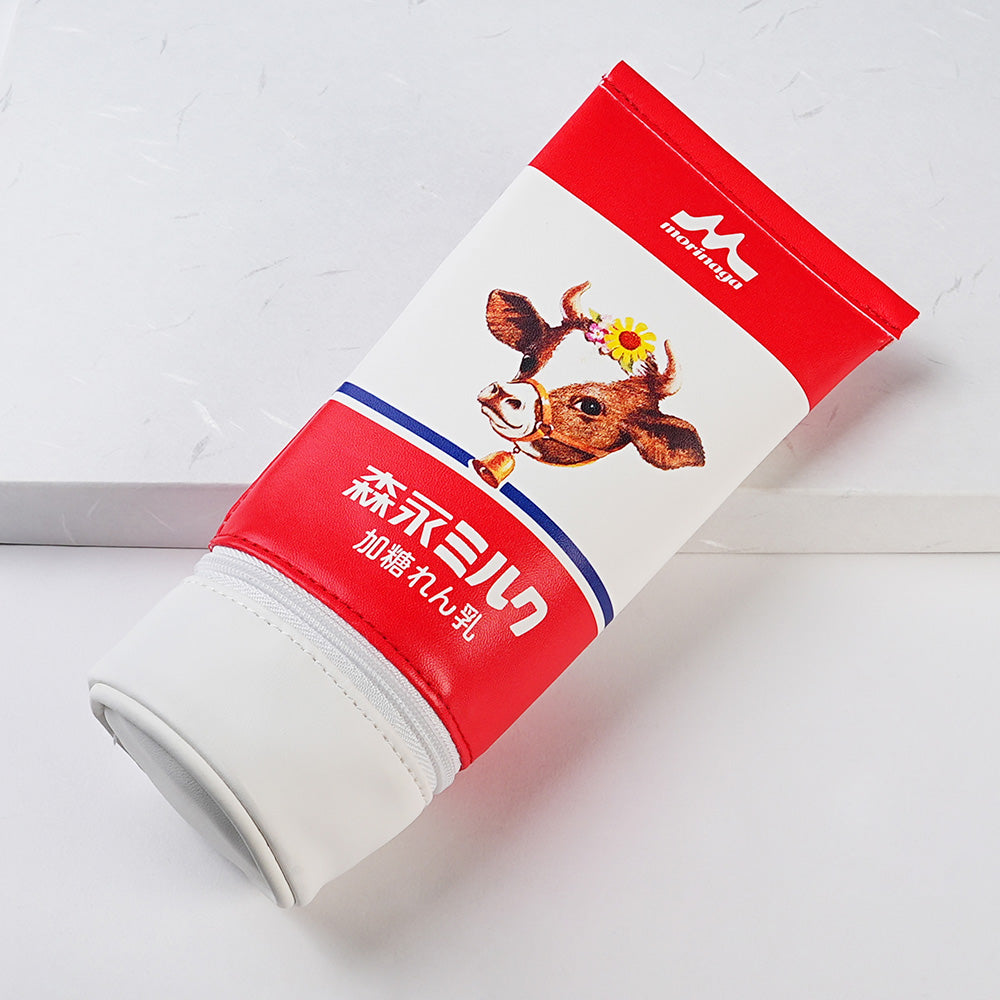 Sakamot Morinaga Milk Collab Boat-Shaped Pen & Cosmetic Pouch