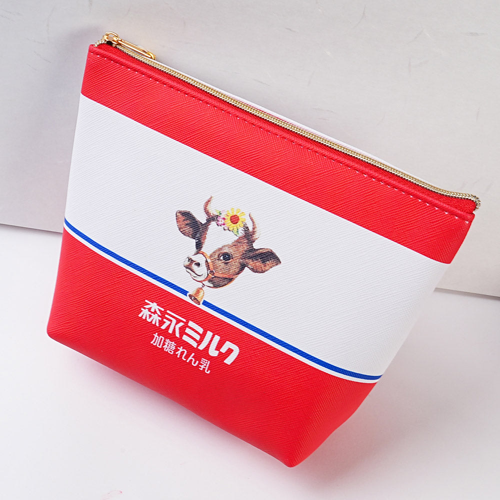 Sakamot Morinaga Milk Collab Boat-Shaped Pen & Cosmetic Pouch