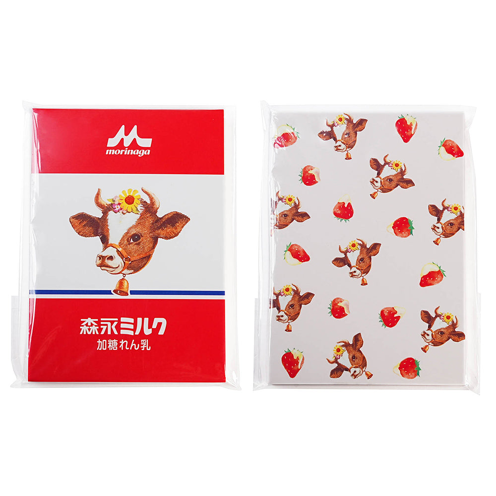 Sakamoto Morinaga Milk Series A7 Notepad - 2 Design Styles, 80 Sheets
