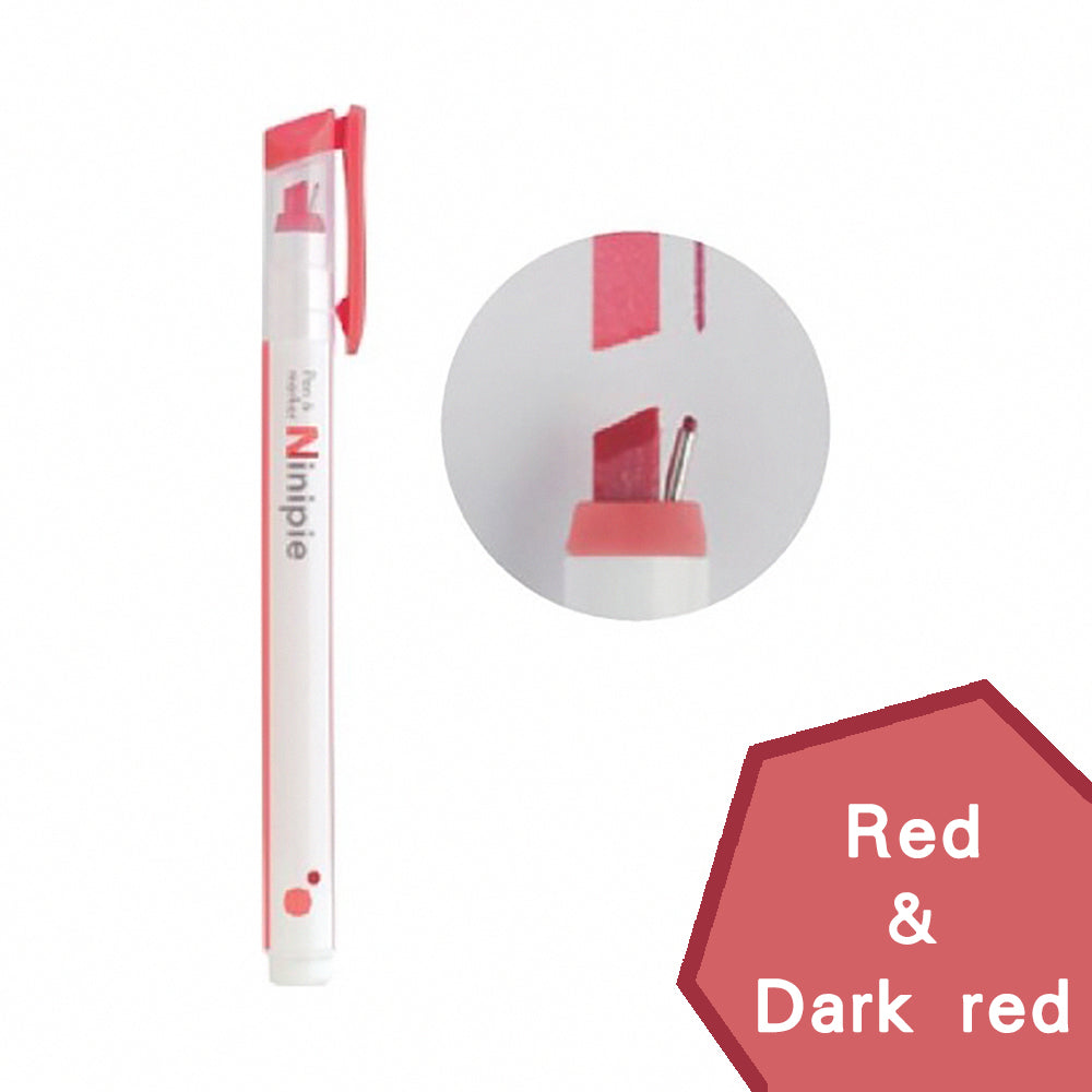 Sun-Star Ninipie Dual-Tip Pen: Japanese Highlighter & Stylus