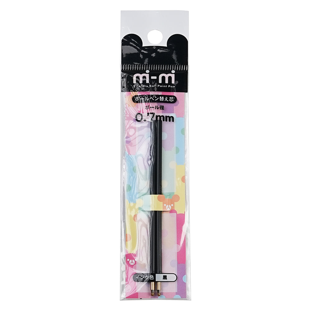 Sakamoto x SANRIO mimi 0.7mm ear pen two-color pen black ink red ink Melody Pom Pom Purin Little Twin Stars Kuromi - CHL-STORE 