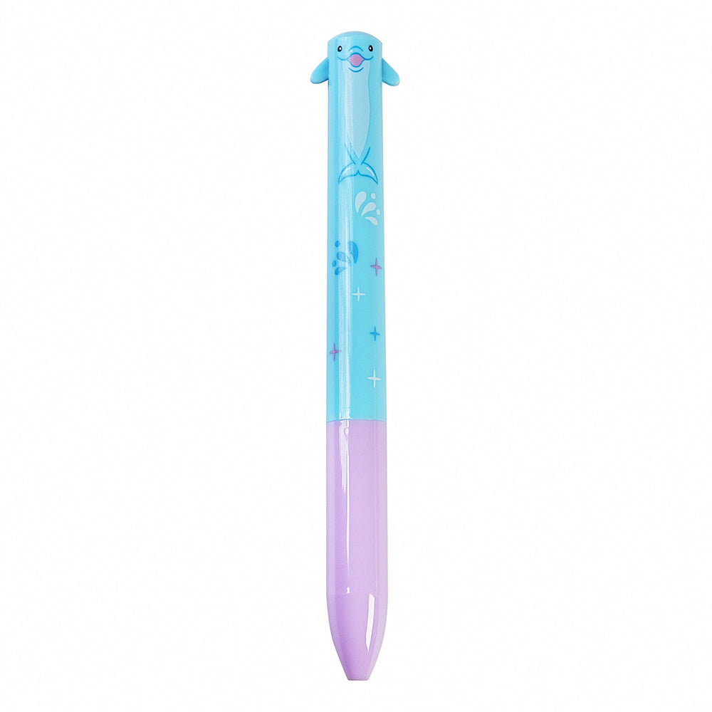 Funbox MiMi 0.7mm black and red ball pen marine life series cute stationery Japanese stationery