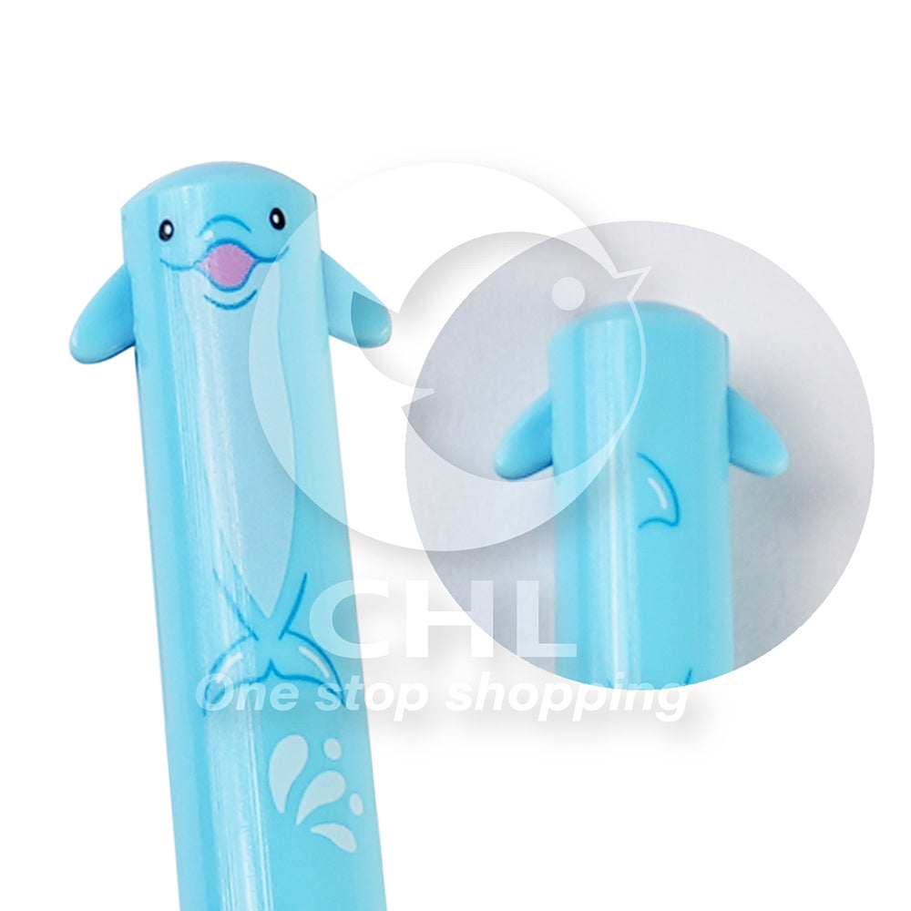 Funbox MiMi 0.7mm black and red ball pen marine life series cute stationery Japanese stationery