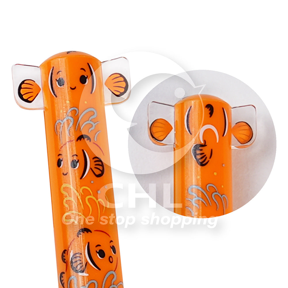 Funbox MiMi 0.7mm black and red ball pen marine life series cute stationery Japanese stationery