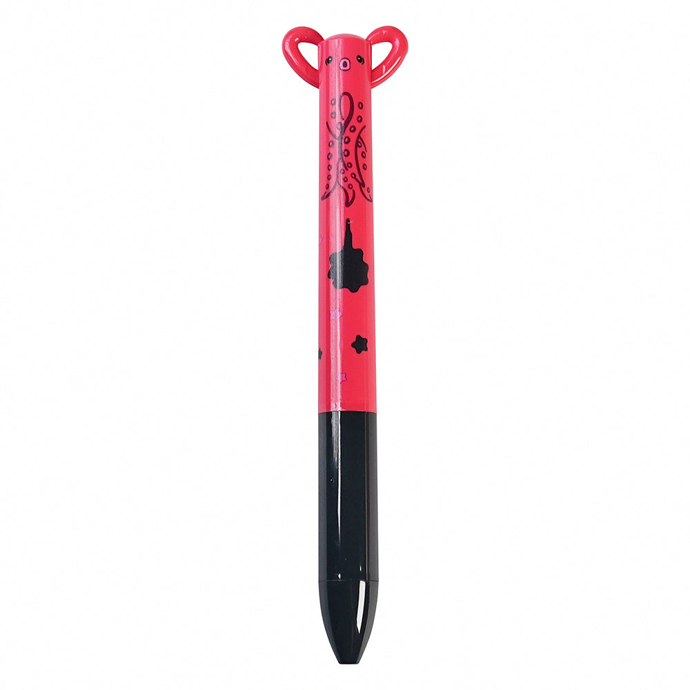Funbox MiMi 0.7mm black and red ball pen marine life series cute stationery Japanese stationery
