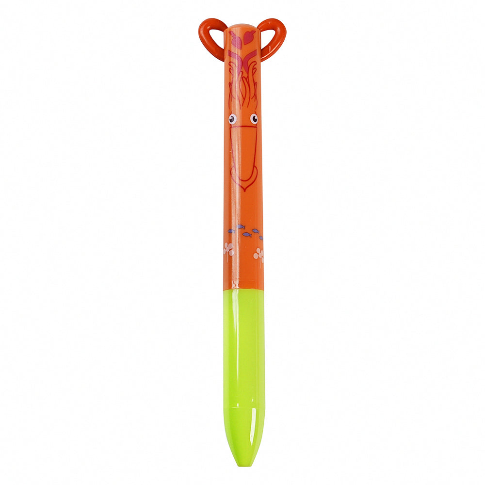 Funbox MiMi 0.7mm black and red ball pen marine life series cute stationery Japanese stationery
