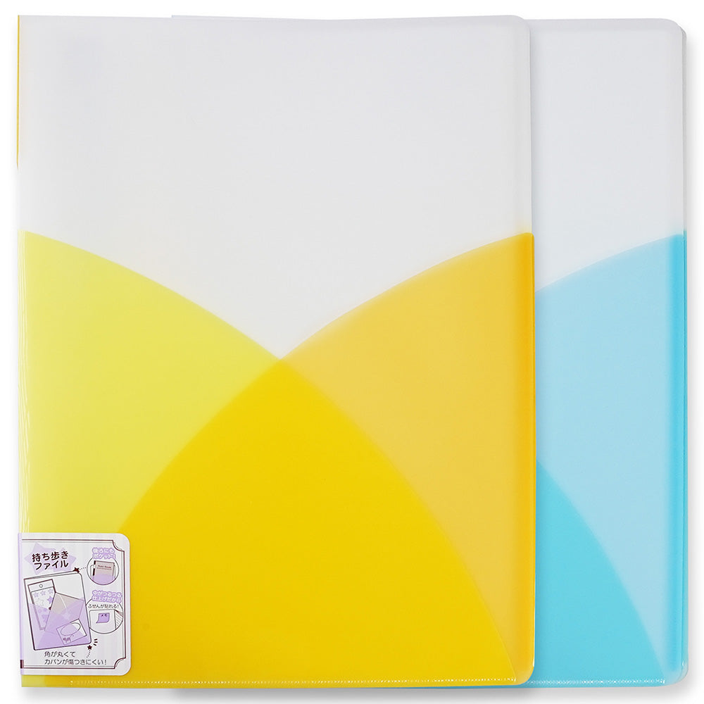 PLUS CLEAR FILE PASTY transparent file folder A4 40 bags