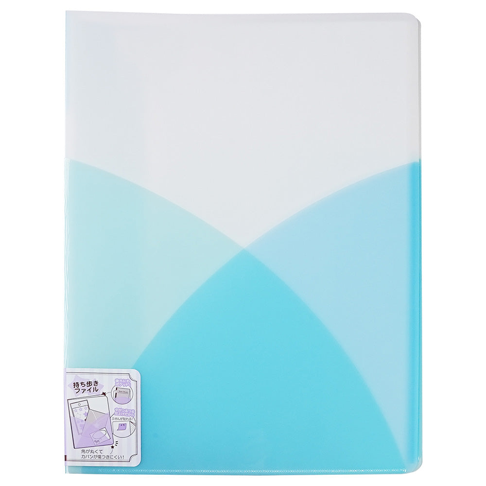 PLUS CLEAR FILE PASTY transparent file folder A4 40 bags
