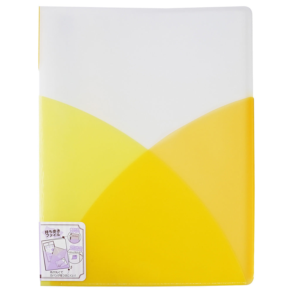 PLUS CLEAR FILE PASTY transparent file folder A4 40 bags