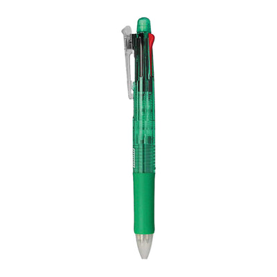 ZEBRA CLIP-ON 4+1 Oil-based ballpoint pen 0.7mm black red blue green 0.5mm automatic pencil with eraser for meetings